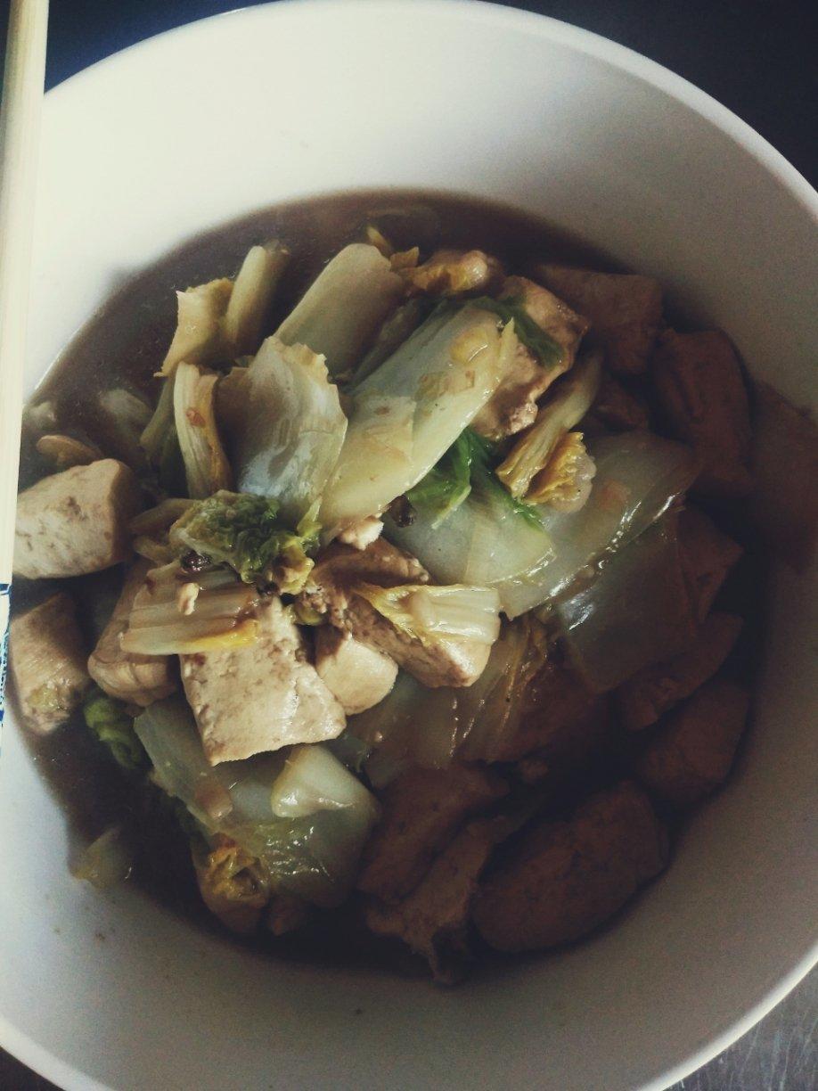 白菜炖豆腐