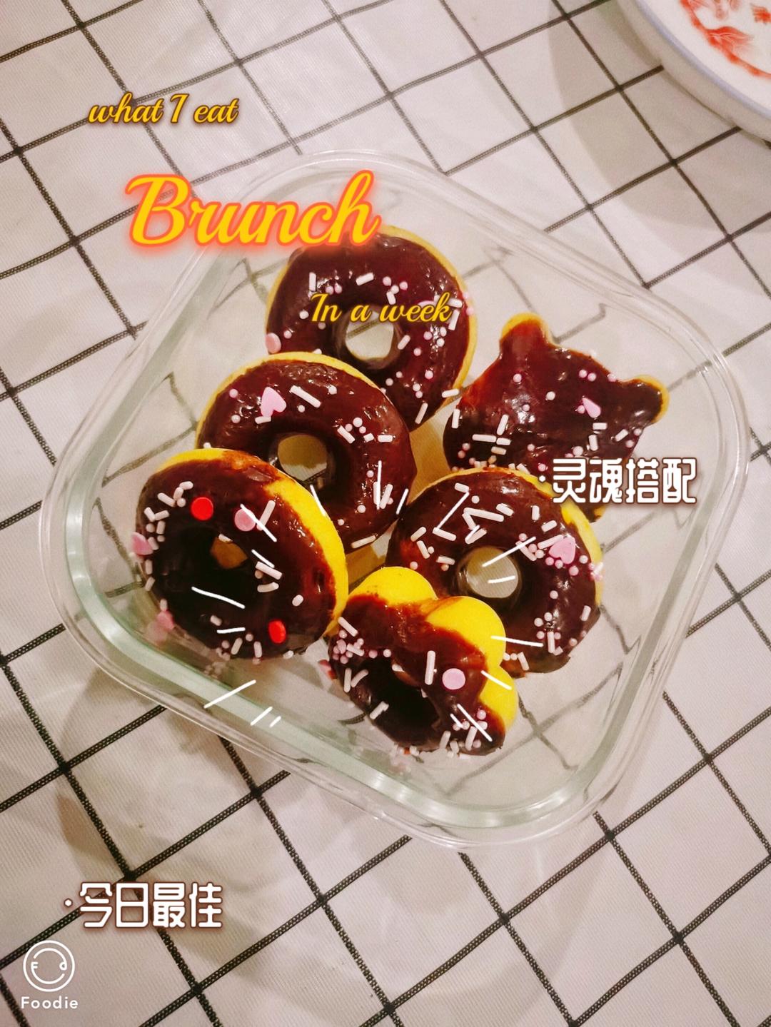 烤箱版甜甜圈