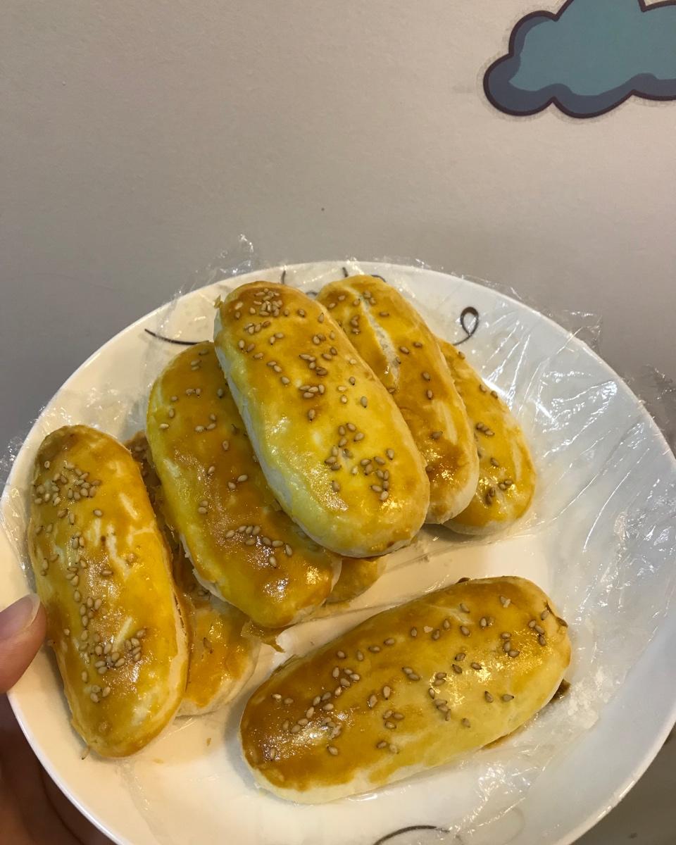 芝麻椒盐牛舌饼（北京小吃）