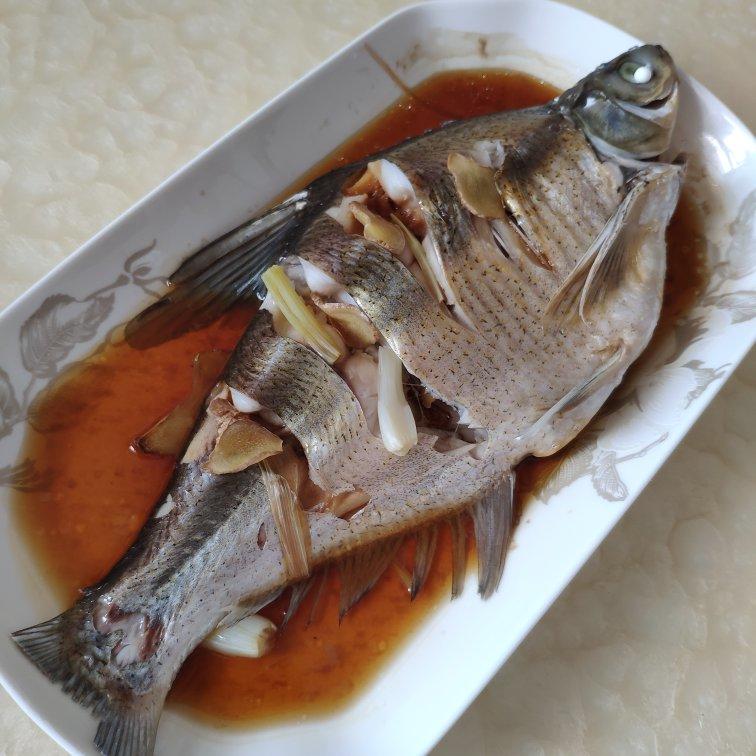 家常菜 清蒸武昌鱼 汪大宝贝呀做的清蒸武昌鱼