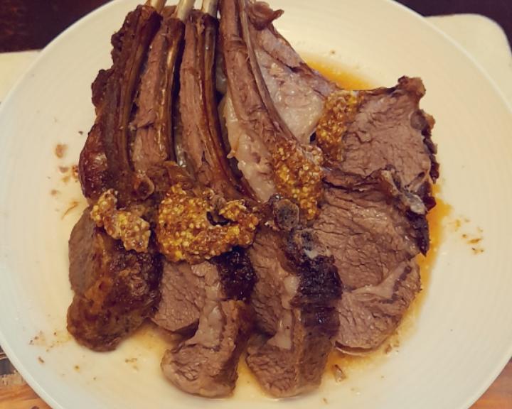 超简单空气炸锅烤羊鞍的做法