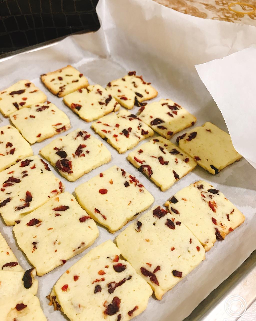 低糖少油版蔓越莓饼干
