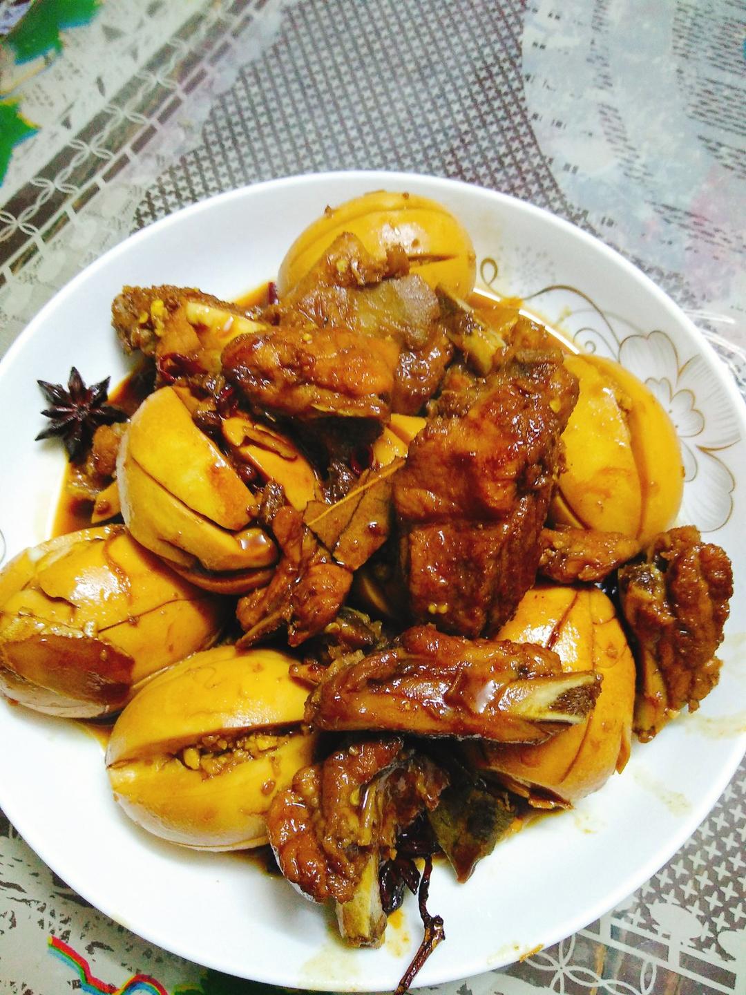 啤酒卤蛋烧排骨