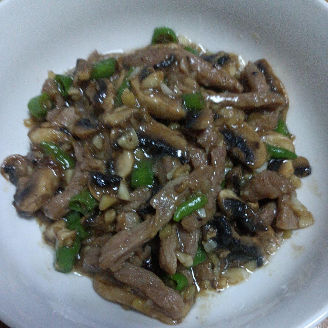 🔥口蘑炒牛肉✅低脂美味无敌嫩