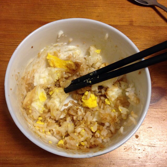 eva-50做的鸡蛋酱油饭