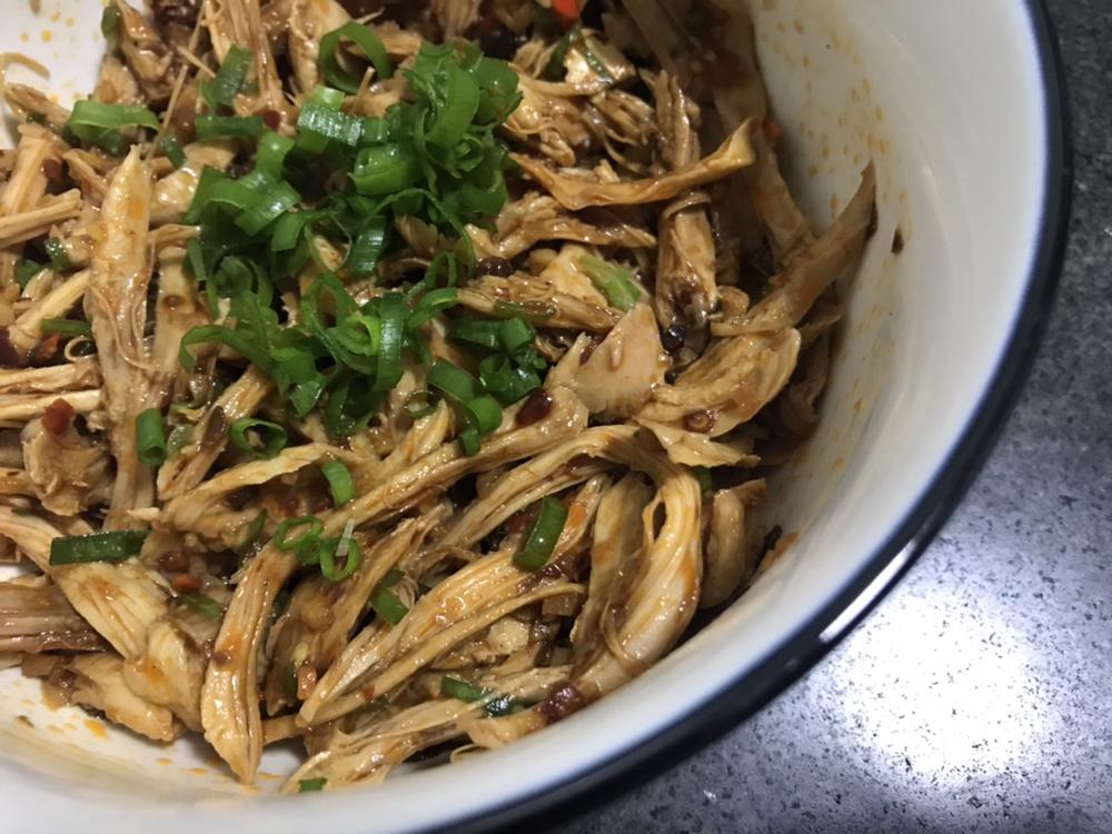 减脂健身｜凉拌手撕鸡丝（香辣&麻油版）