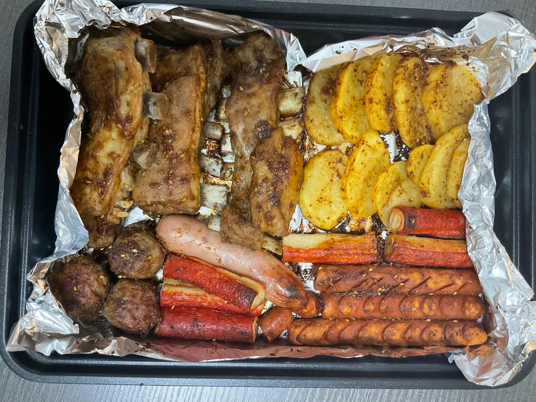 秒杀小吃摊❗在家自制敲好吃的烤箱版烧烤❗❗