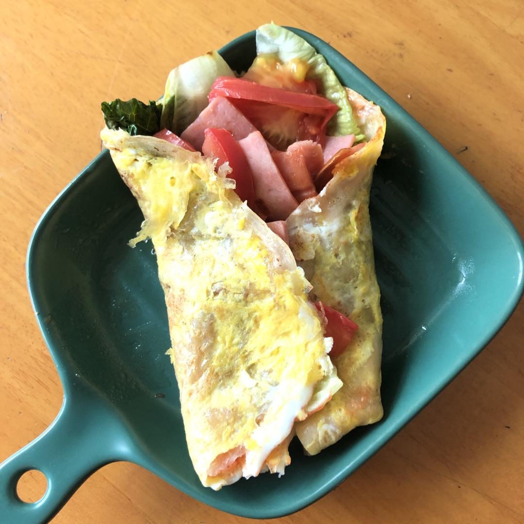 三分钟就可以做好孩子的早餐（手抓饼）