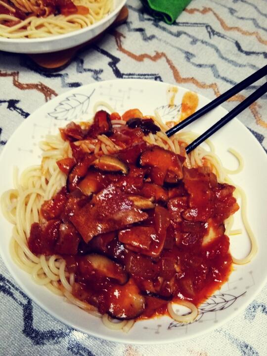 培根番茄意大利面