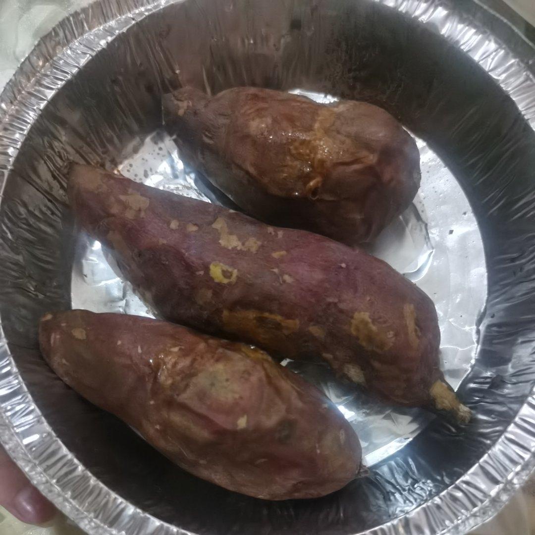 空气炸锅烤红薯(超级简单)