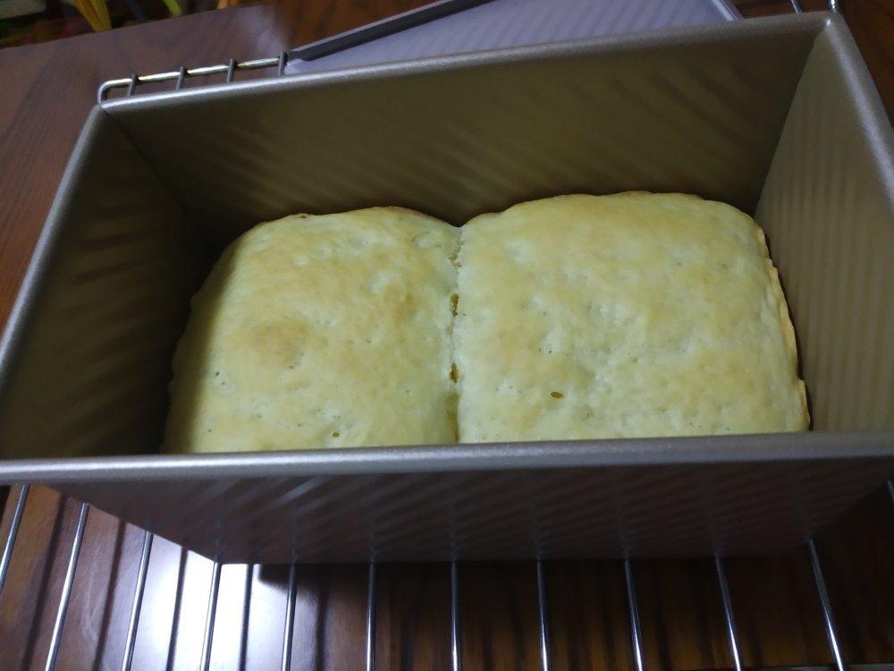 用烤箱自己做面包--手工牛奶吐司面包