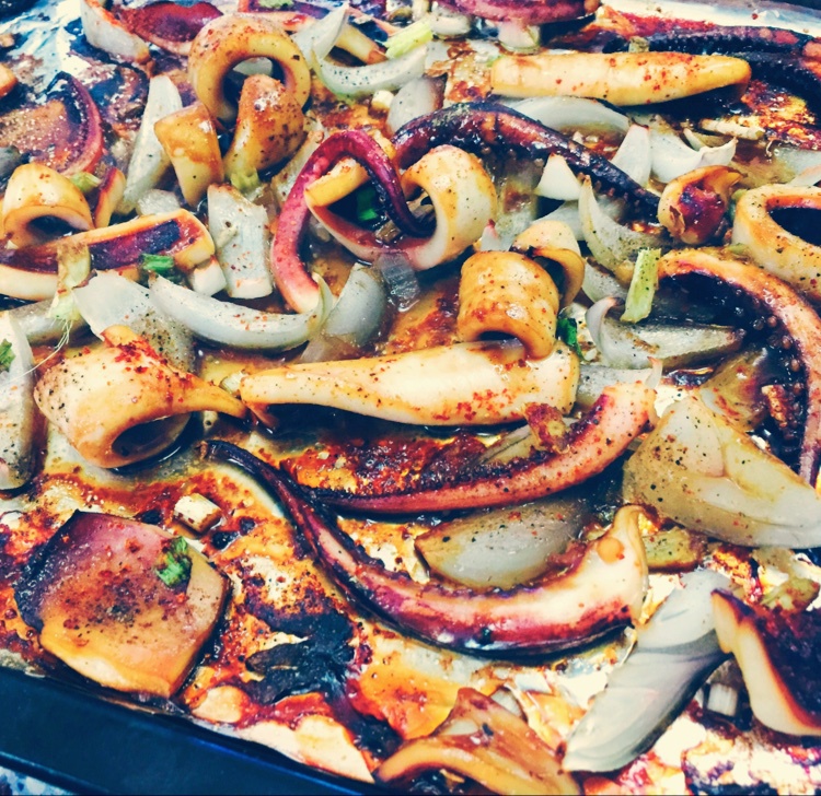 家常调料即可制作的美味烤鱿鱼