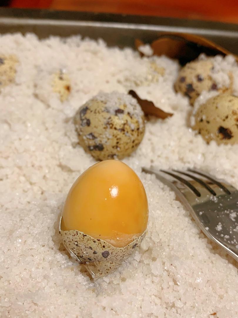 盐焗鹌鹑蛋-烤箱版