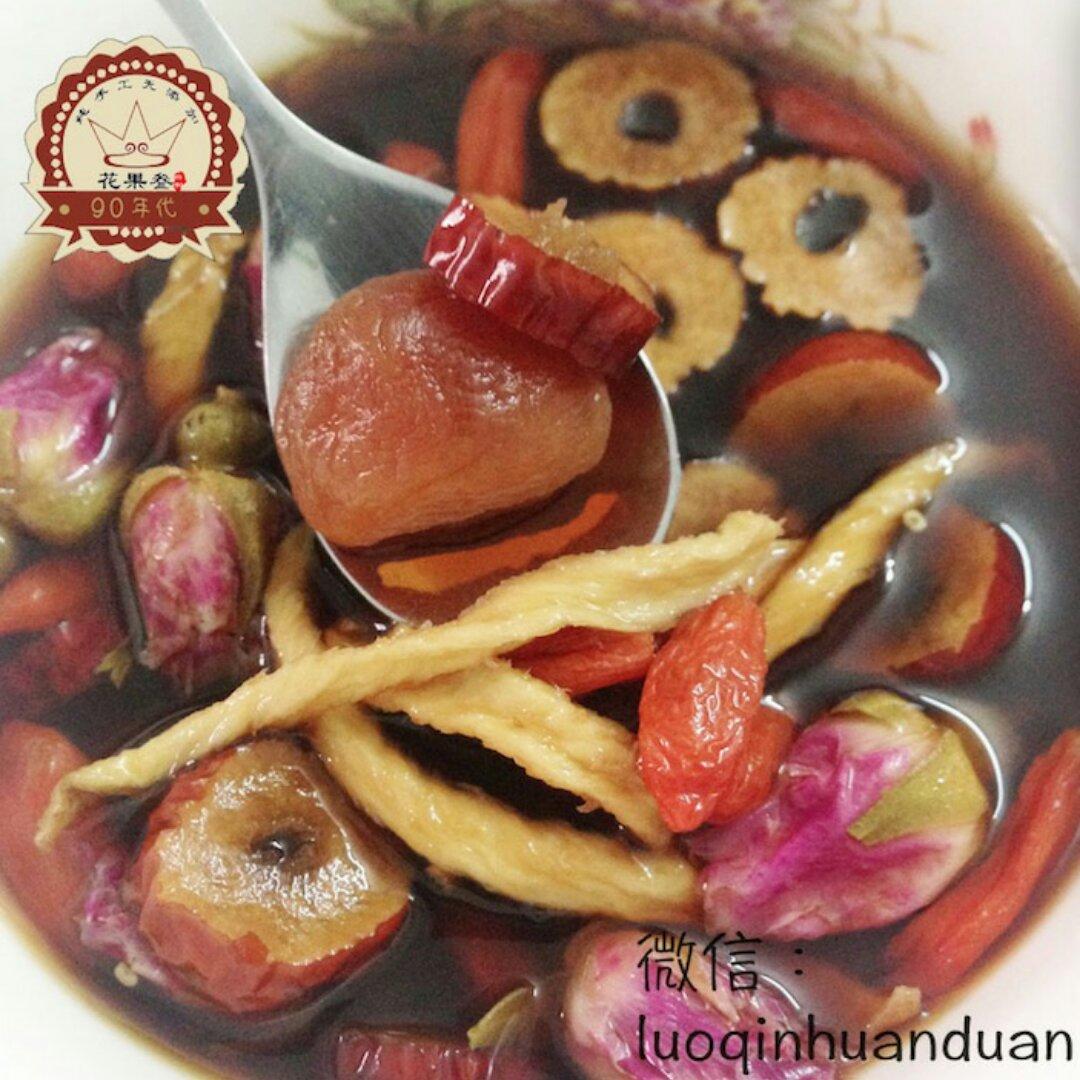 黑糖红枣枸杞姜母茶酱