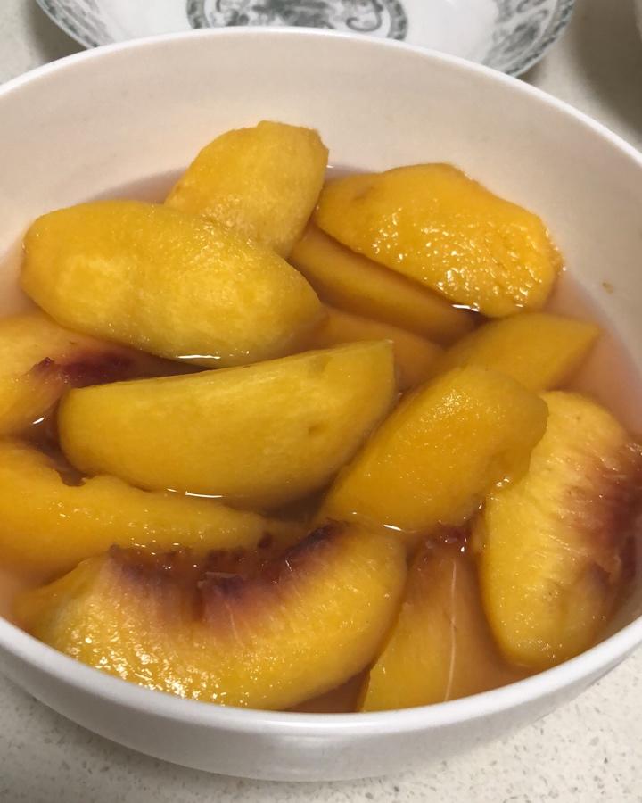 夏日诱惑——甜蜜蜜的糖水黄桃