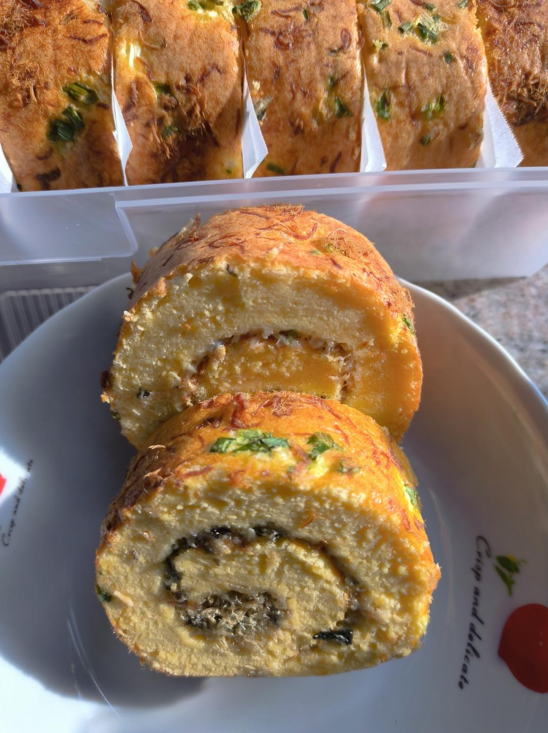 怎么卷都不裂的肉松蛋糕卷