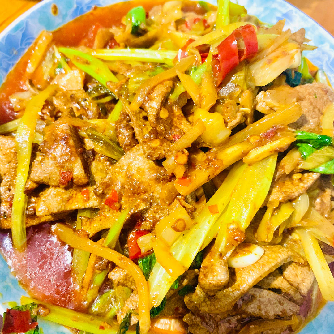 软嫩不腥的爆炒猪肝