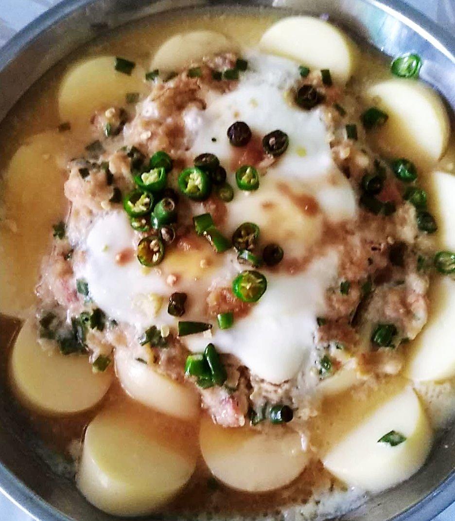 日本豆腐蒸肉沫