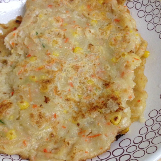 玉米火腿饼