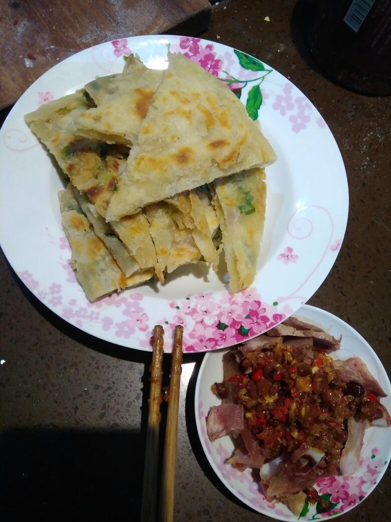 和面不粘手做油饼（致新手）