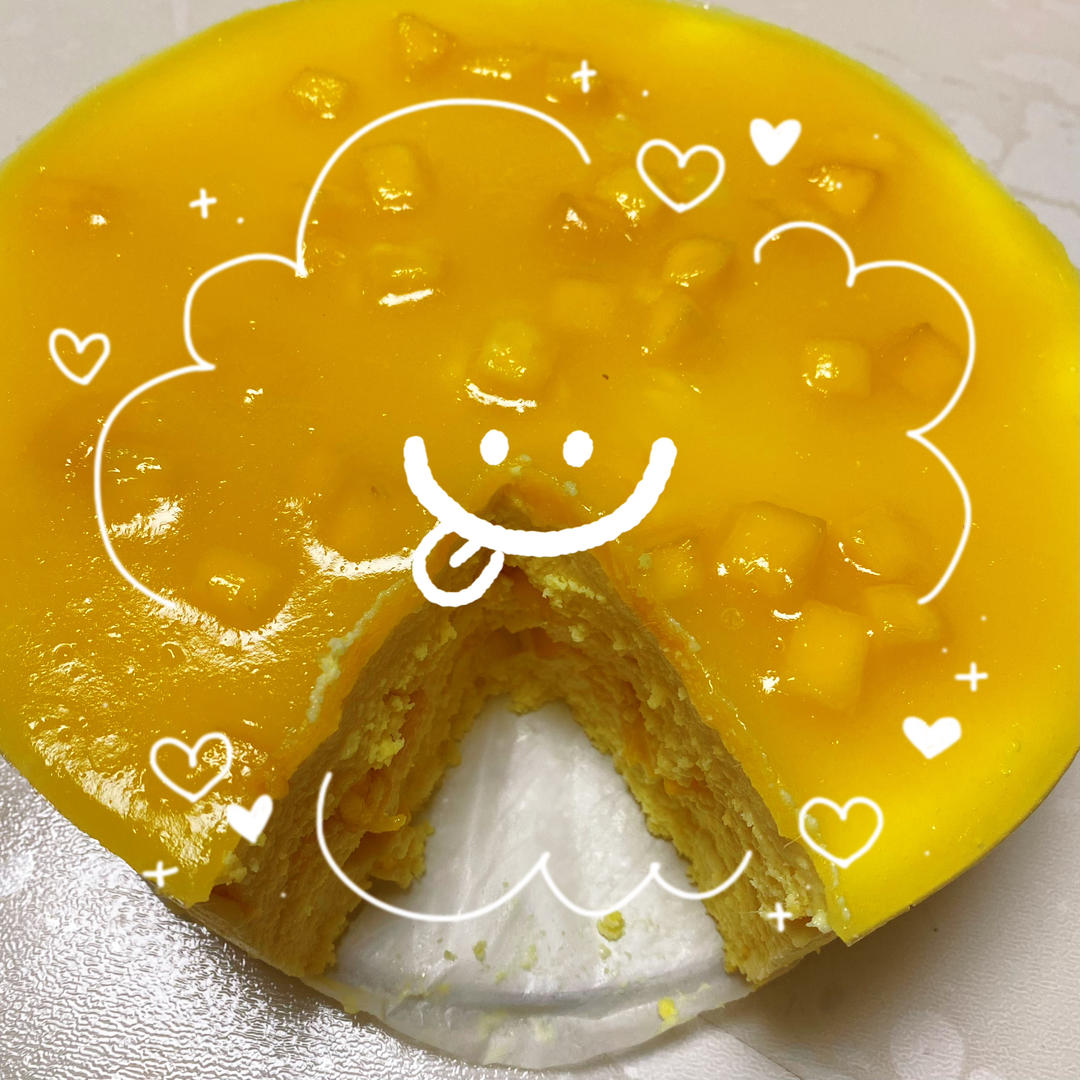 【视频】芒果慕斯（6寸） | 含镜面果胶配方