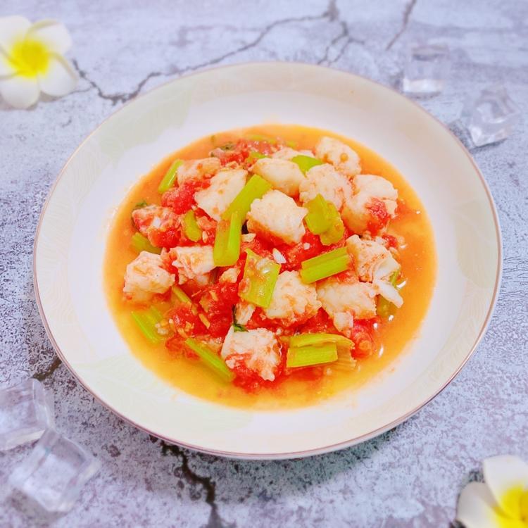 减脂餐/西芹番茄巴沙鱼的做法