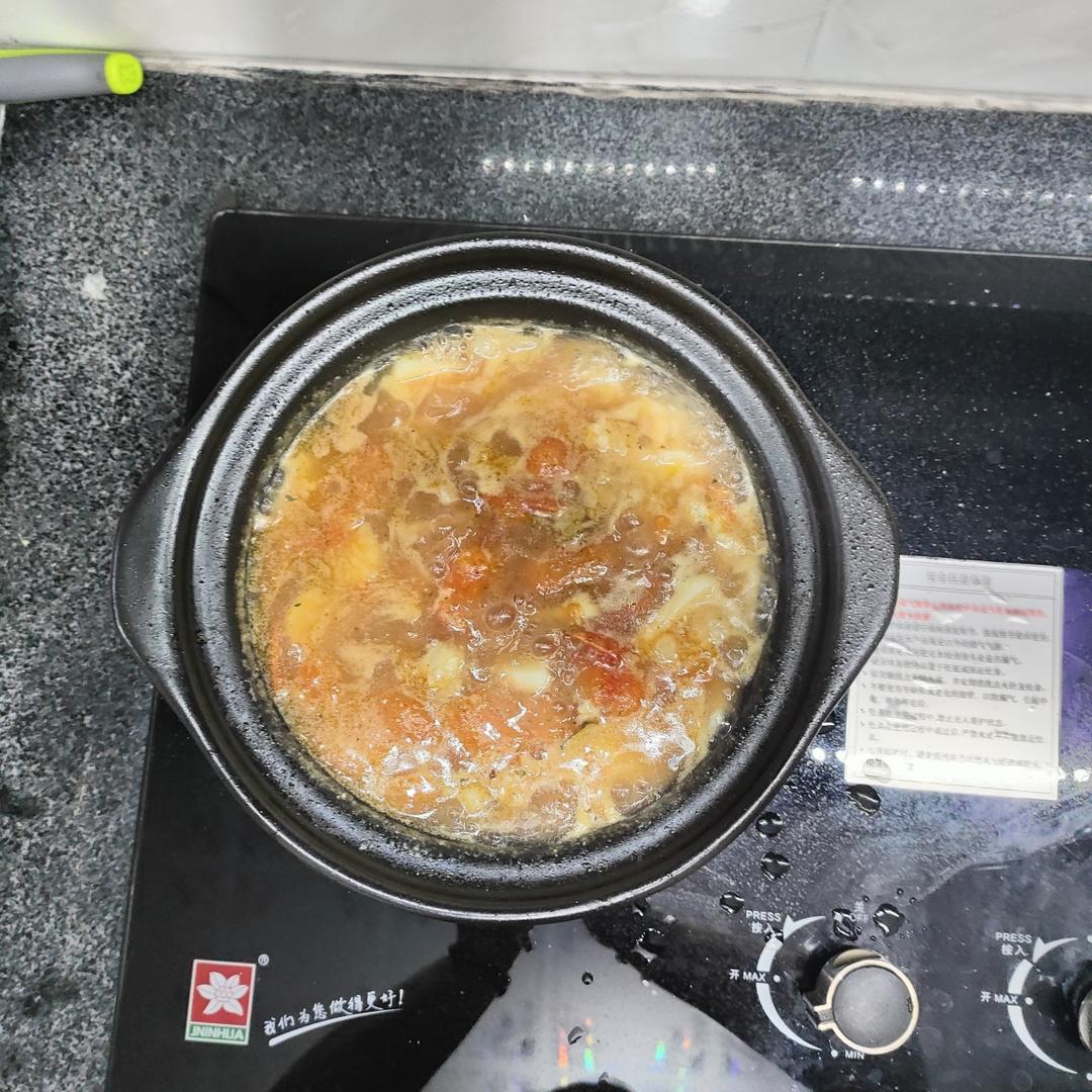 番茄肉片汤