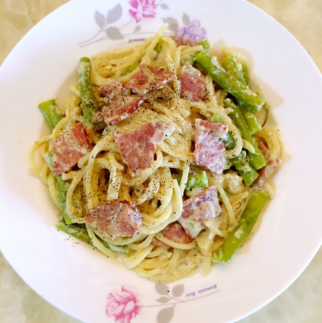 超简单的奶汁培根意面Carbonara