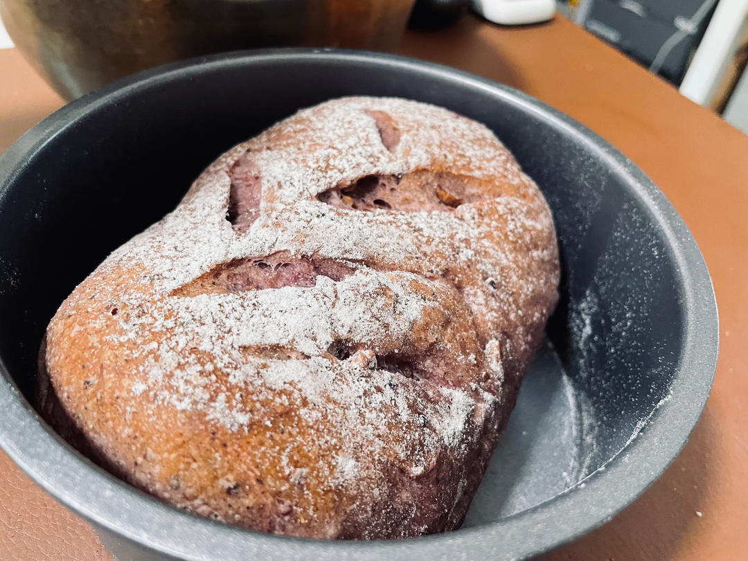 【馋嘴的喵】超简单的减肥高纤橄榄油藜麦欧包