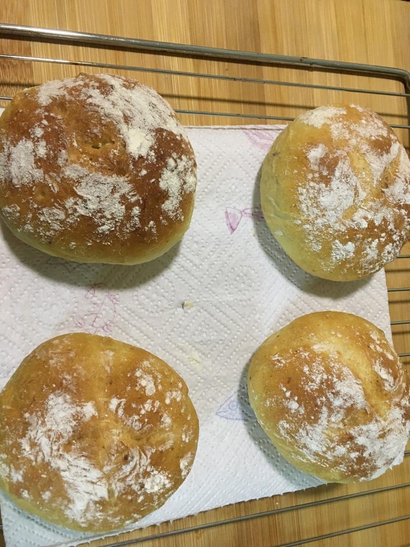 免揉黑椒土豆脆皮欧包