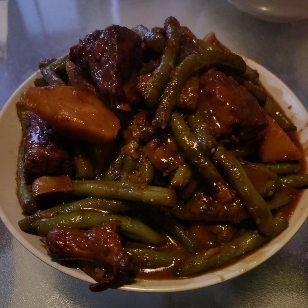 排骨炖土豆豆角