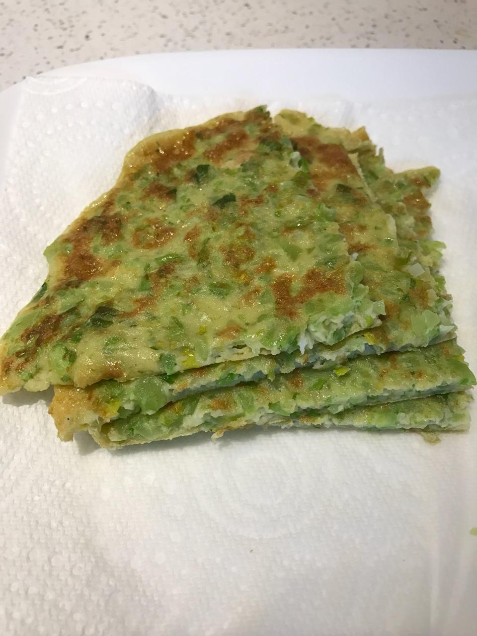 芹菜鸡蛋小饼