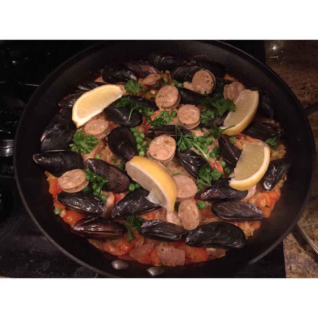 【曼食慢语】Seafood Paella 西班牙海鲜饭