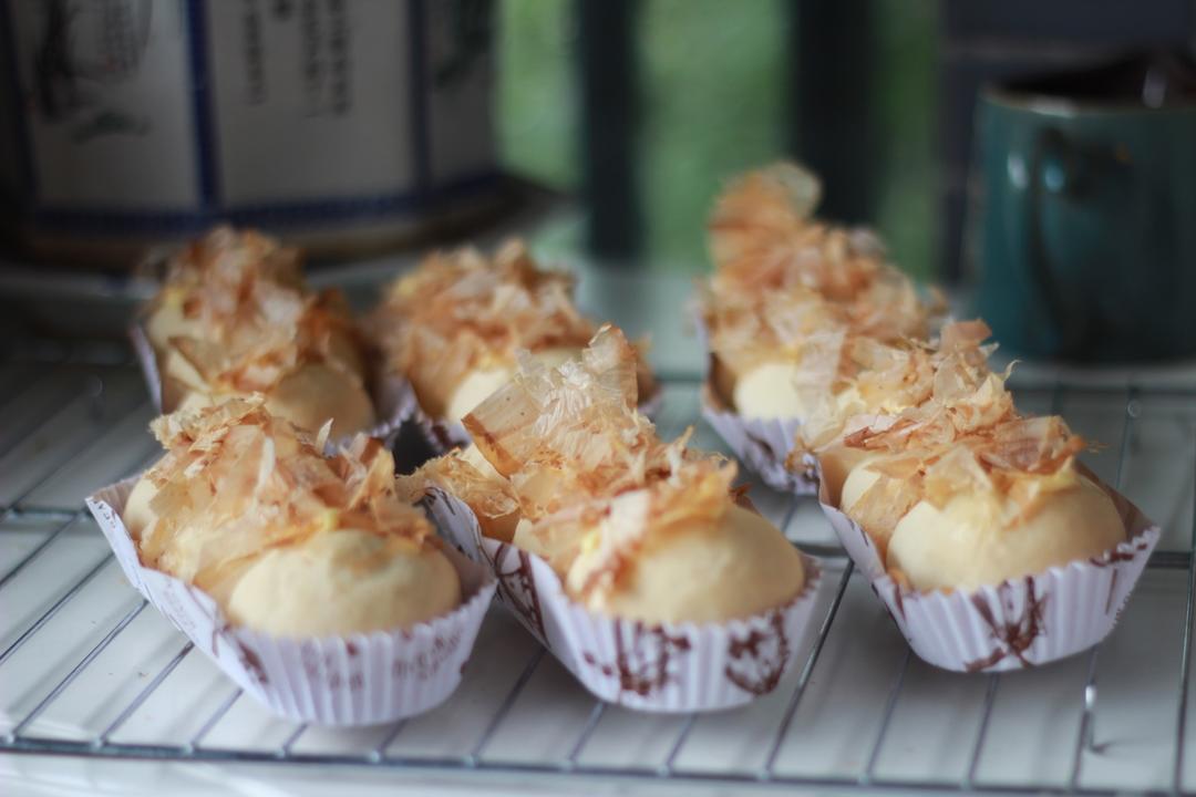 长得有点像章鱼小丸子的面包