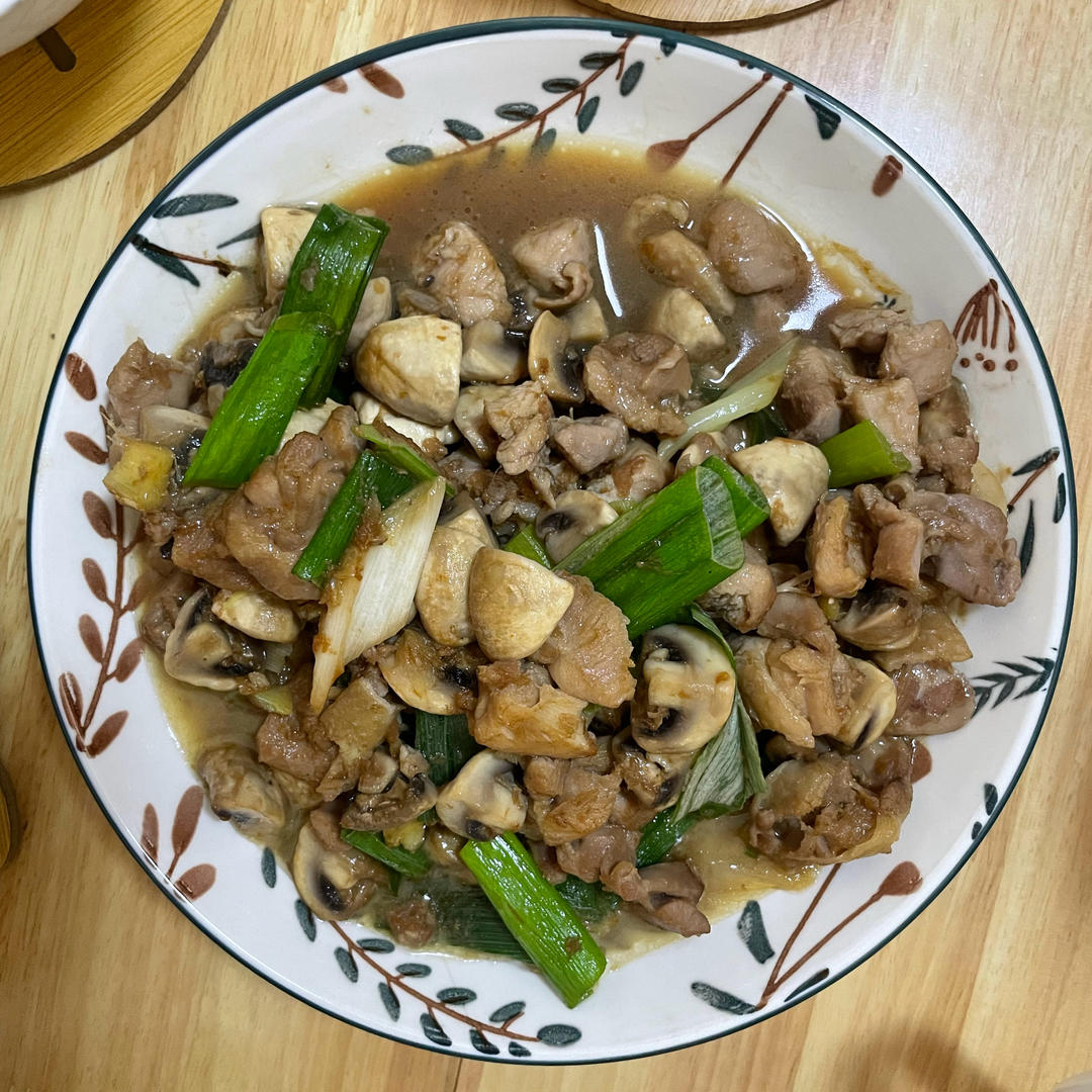 绝了～口蘑鸡腿真的好吃，简单快手