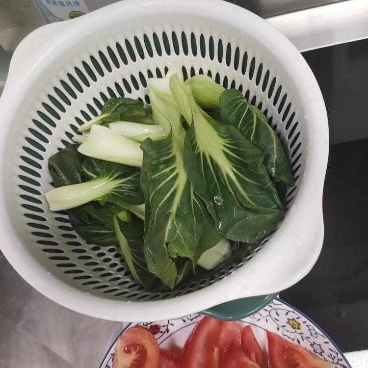 番茄🍅荞麦汤面的做法 步骤2