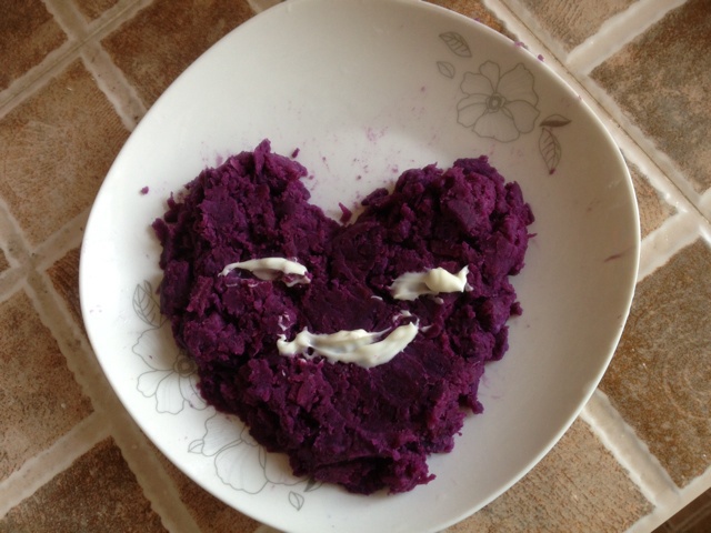 紫薯泥沙拉