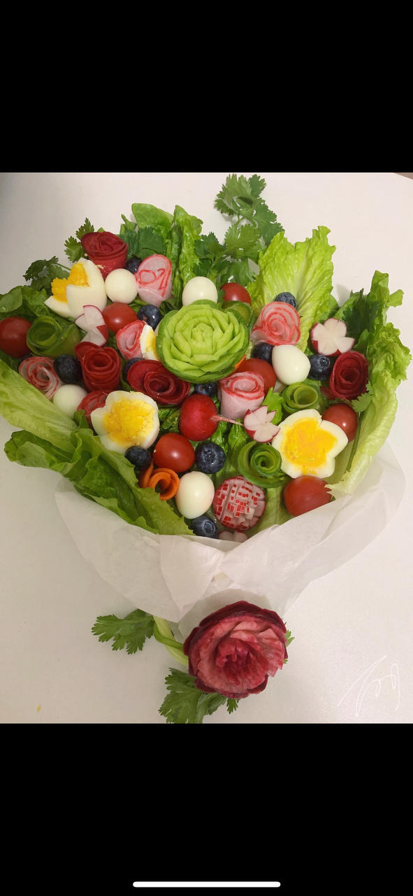 花束沙拉（美到舍不得吃！）