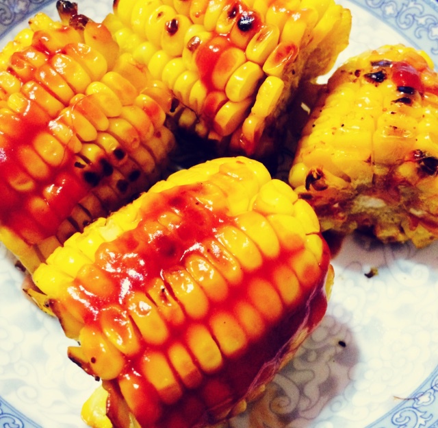 私房烤玉米