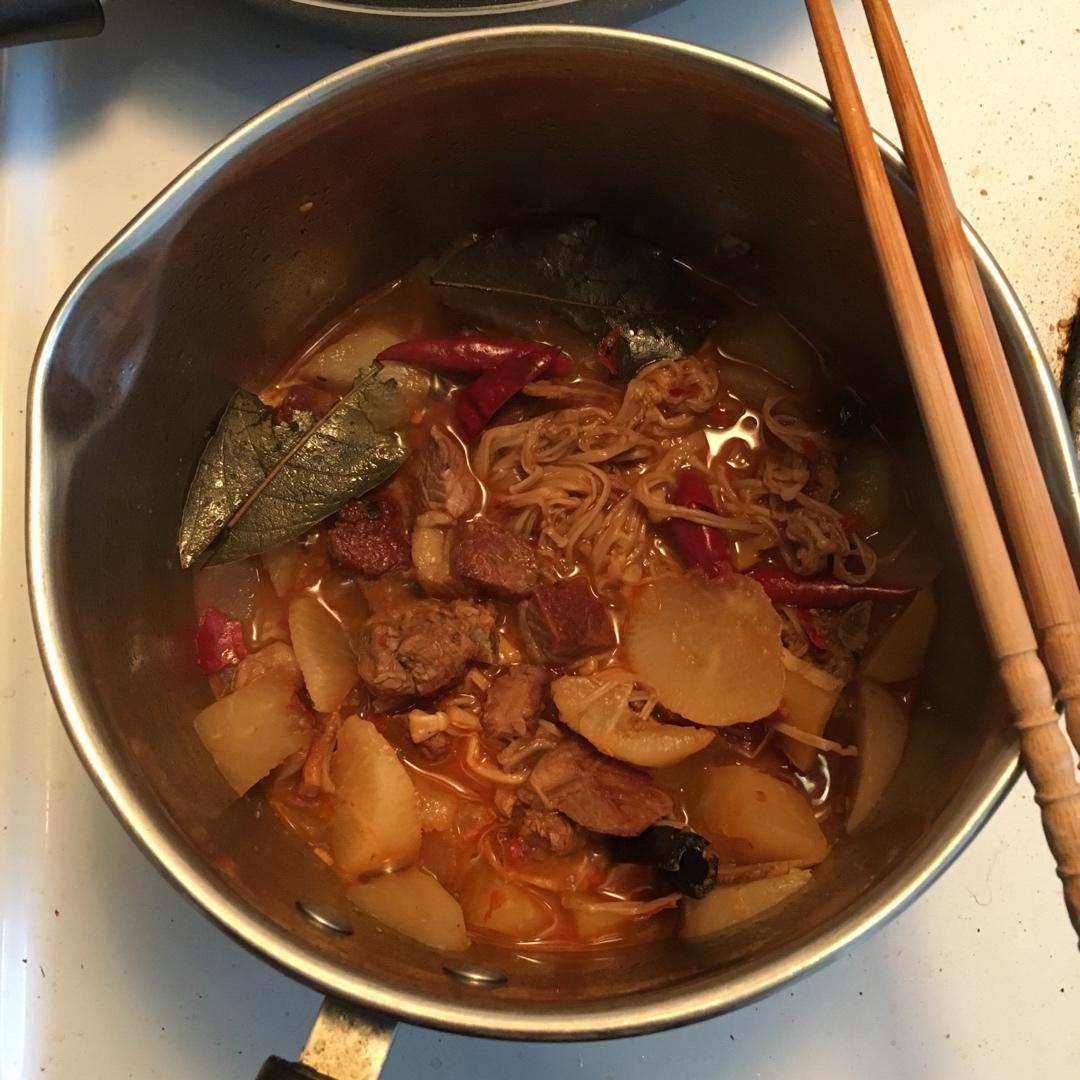 鲜香不膻的羊肉炖萝卜