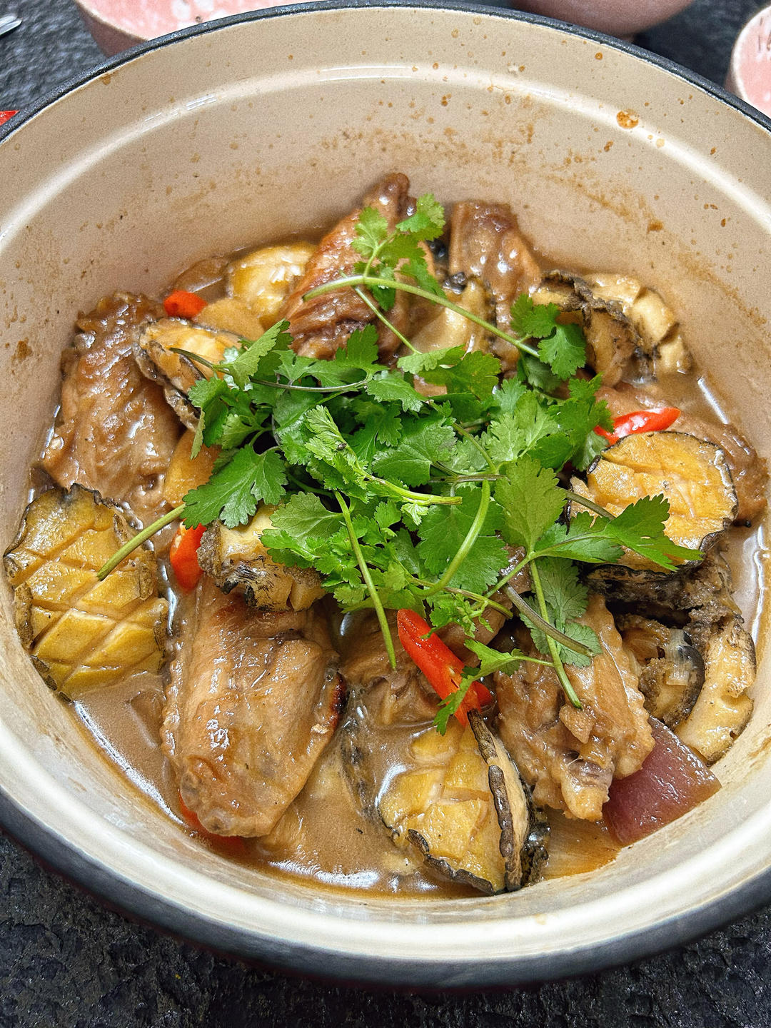 鲍鱼鸡翅煲（家庭版）
