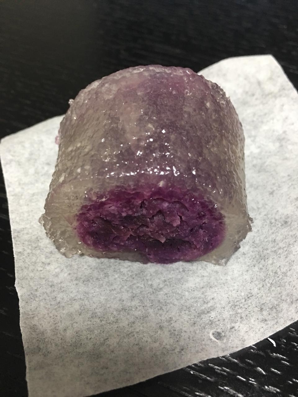 水晶紫薯糕