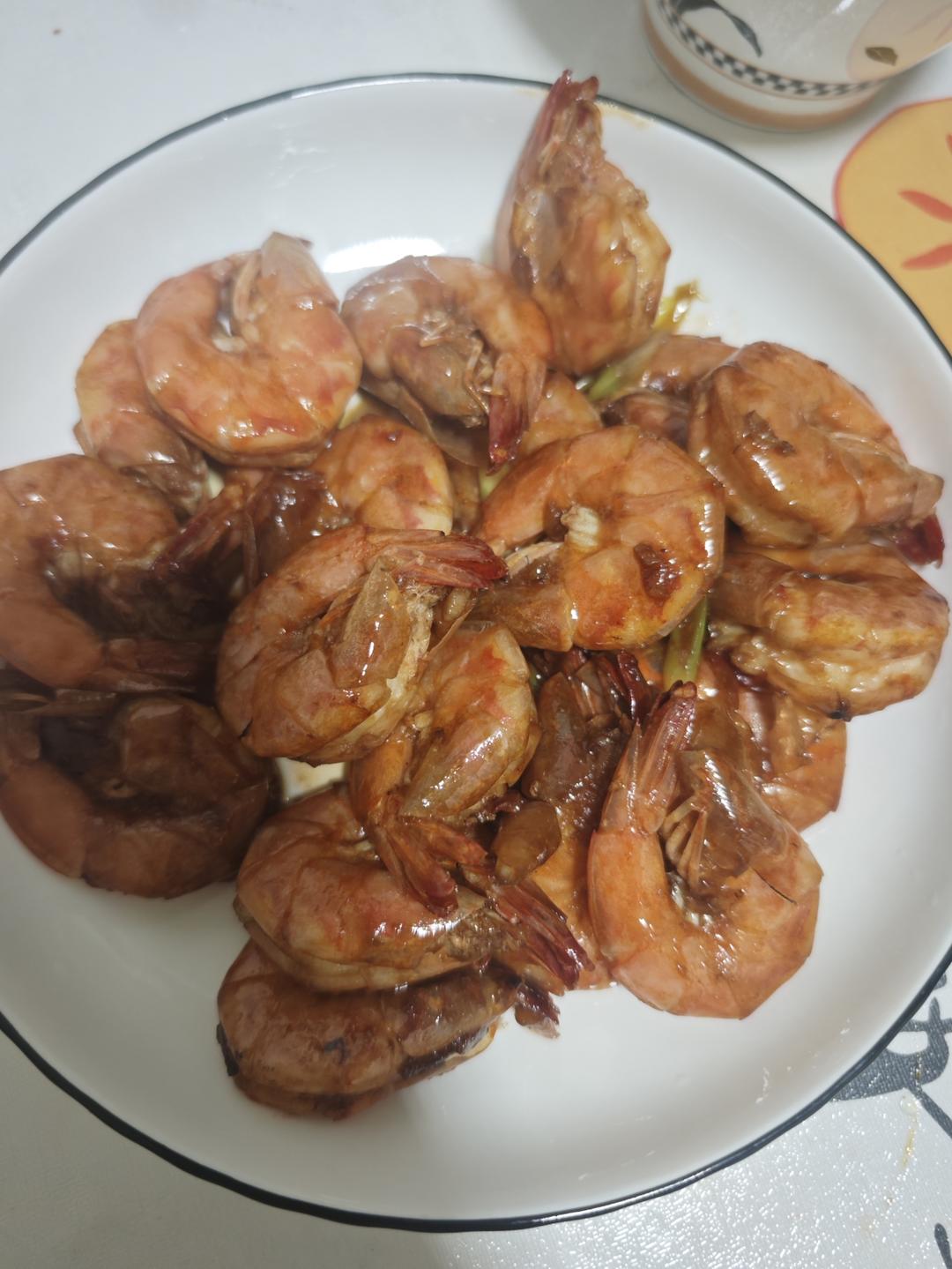 家庭版油焖大虾