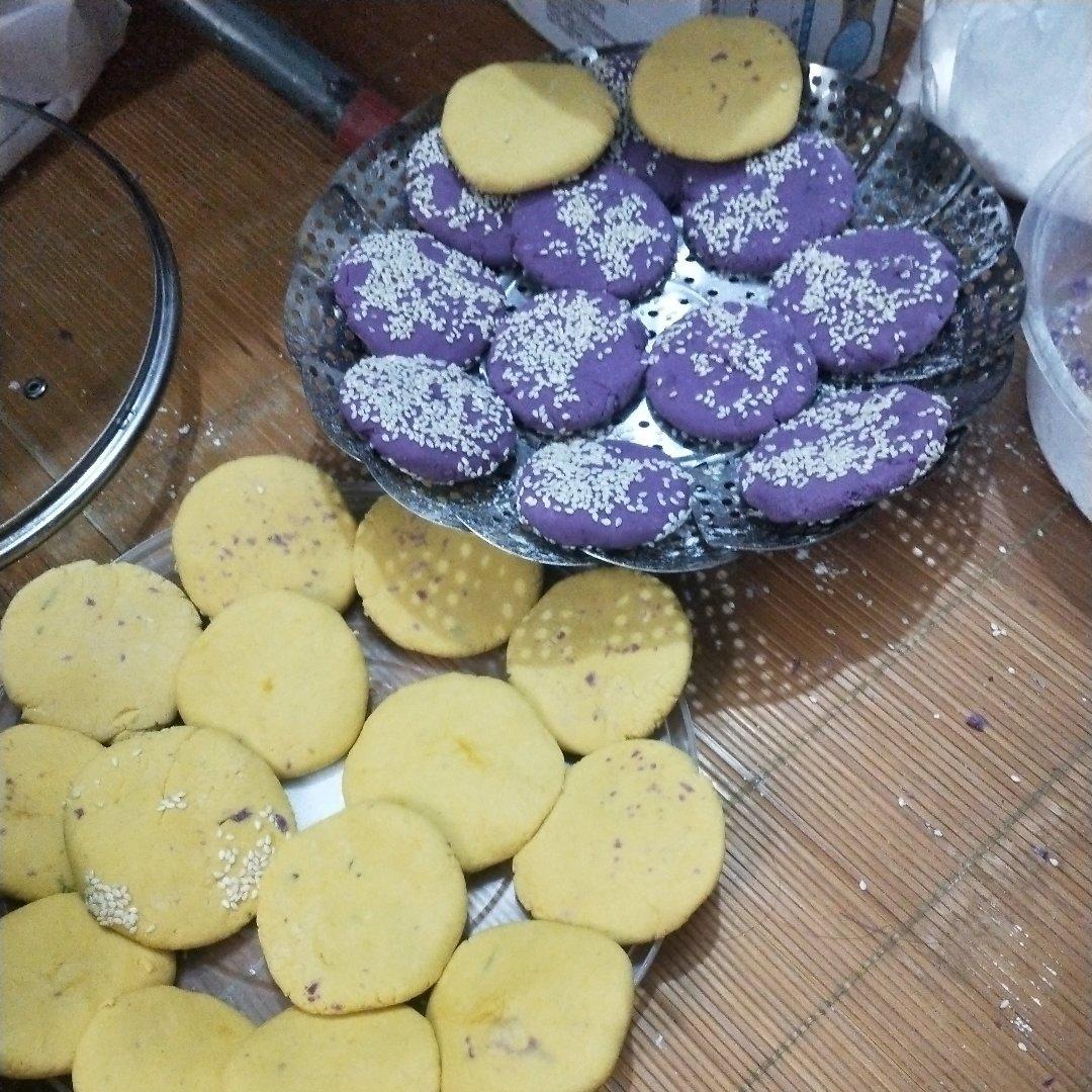 减肥必备紫薯饼