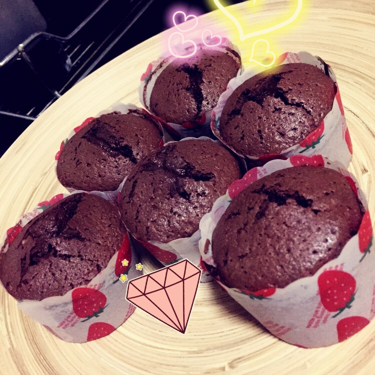 莫尼卡美食厨房：爆浆巧克力蛋糕