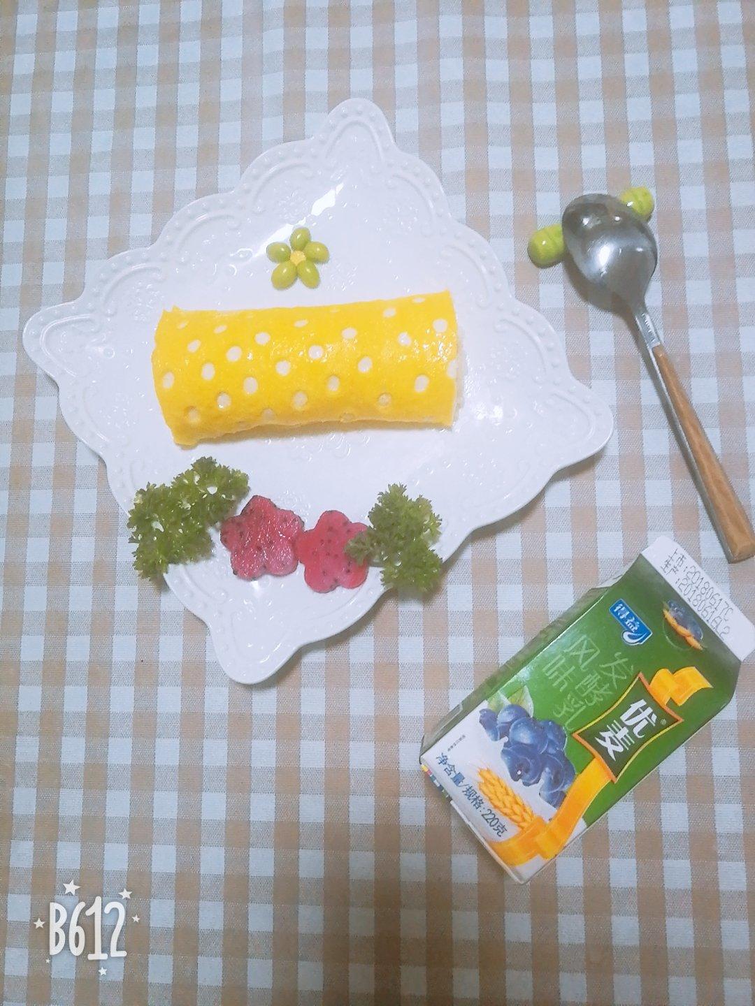 水玉波点蛋包饭