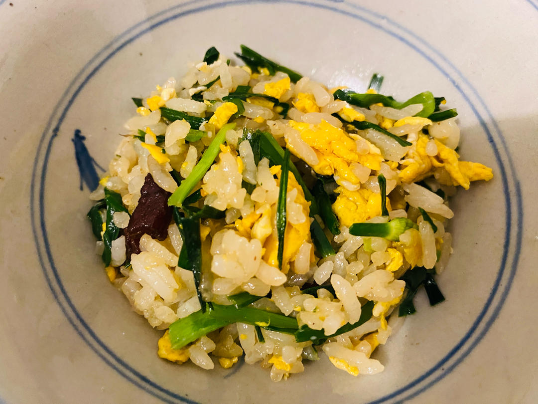 小韭菜蛋炒饭