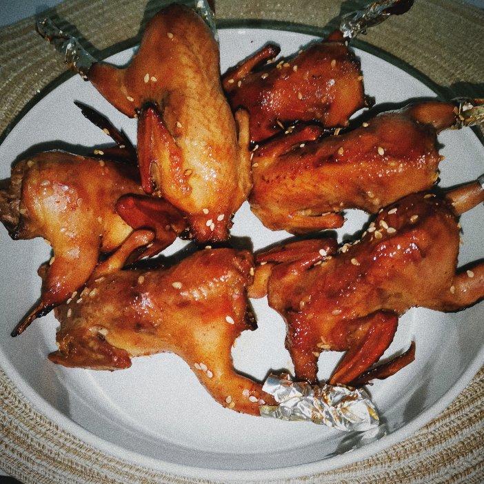 xxxxxq做的香喷喷的脆皮烤鹌鹑