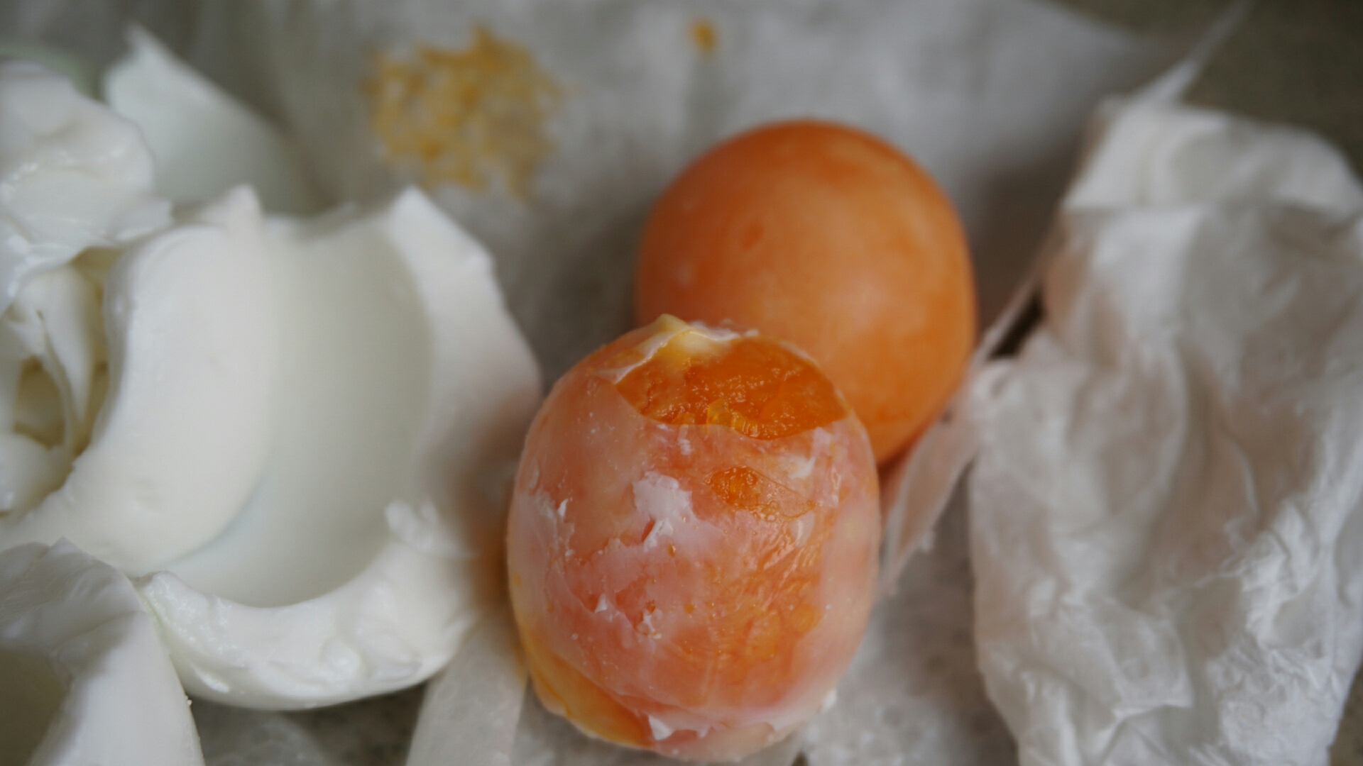 非油炸❗巨好吃的咸蛋黄焗红薯的做法 步骤6
