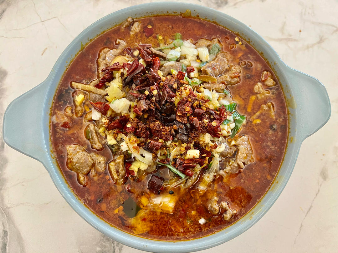 家常版超级详细的水煮牛肉水煮肉片